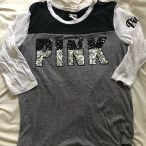 PINK Baseball Tee ✨